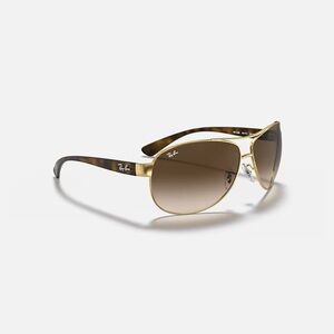 Ray-Ban Aviator Sunglasses Gold Brown Gradient